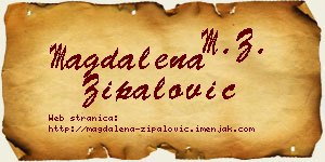 Magdalena Zipalović vizit kartica